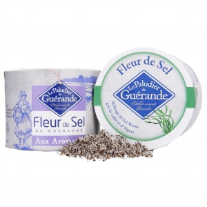 Fleur de Sel von Guérande mit Algen