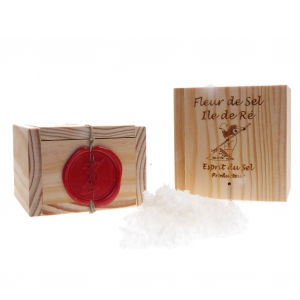 Fleur de Sel - Ile de Ré - Holzkiste 100 g