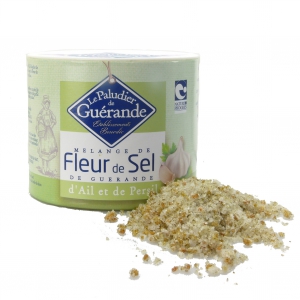 Fleur de Sel von Guérande mit Knoblauch und Petersilie