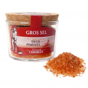 Gros Sel de Camargue - deux Piments (Chili)