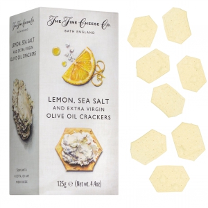 Cracker mit Lemon, Meersalz & Olivenöl