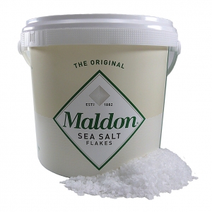 Maldon sea salt - pure flaky crystals - 1,4 kg