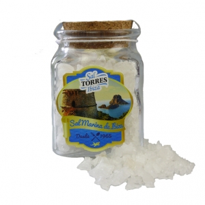 Grobes Meersalz von Ibiza - 70 g Glas