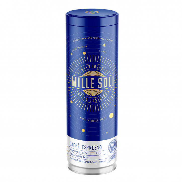 Mille Soli Caffè Espresso ganze Bohne - 500 g