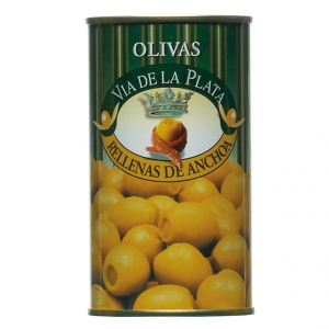 Aceitunas Rellenas de Anchoa - Oliven gefüllt mit Sardellenpaste