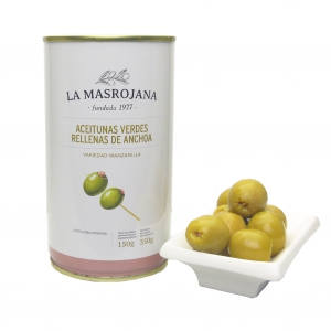 La Masrohana - Manzanilla Oliven gefüllt mit Anchovis