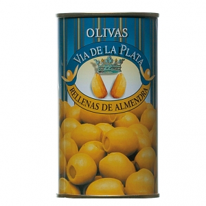 <font color="red">MHD 10-23<br></font>Aceitunas Rellenas de Almendra - gefüllt mit Mandelpaste