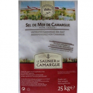 Le Saunier de Camargue - Sel gros séché - 25 kg