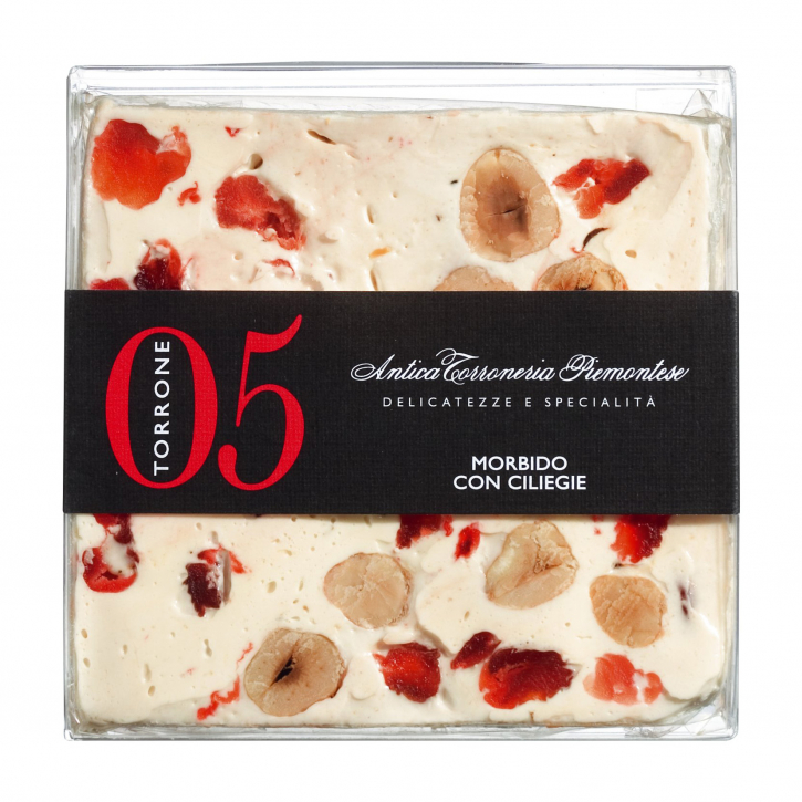 <font color="red">MHD 12-22<br></font>Torrone mit Haselnuss & Kirsche