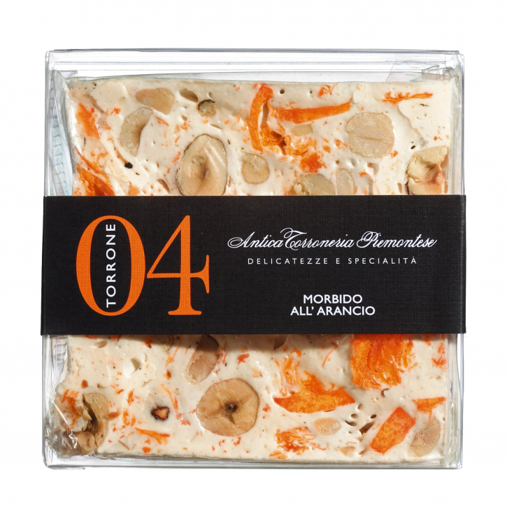 <font color="red">MHD 10-22<br></font>Torrone mit Haselnuss & Orange