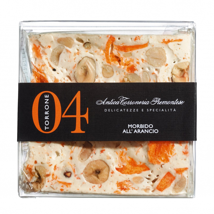 <font color="red">MHD 10-22<br></font>Torrone mit Haselnuss & Orange